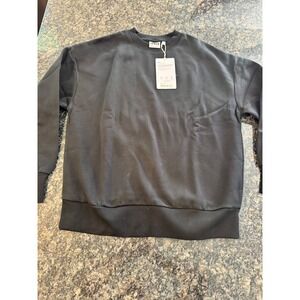 LSKD MVP Oversize Sweater Black Unisex Crewneck Sweatshirt NWT Small